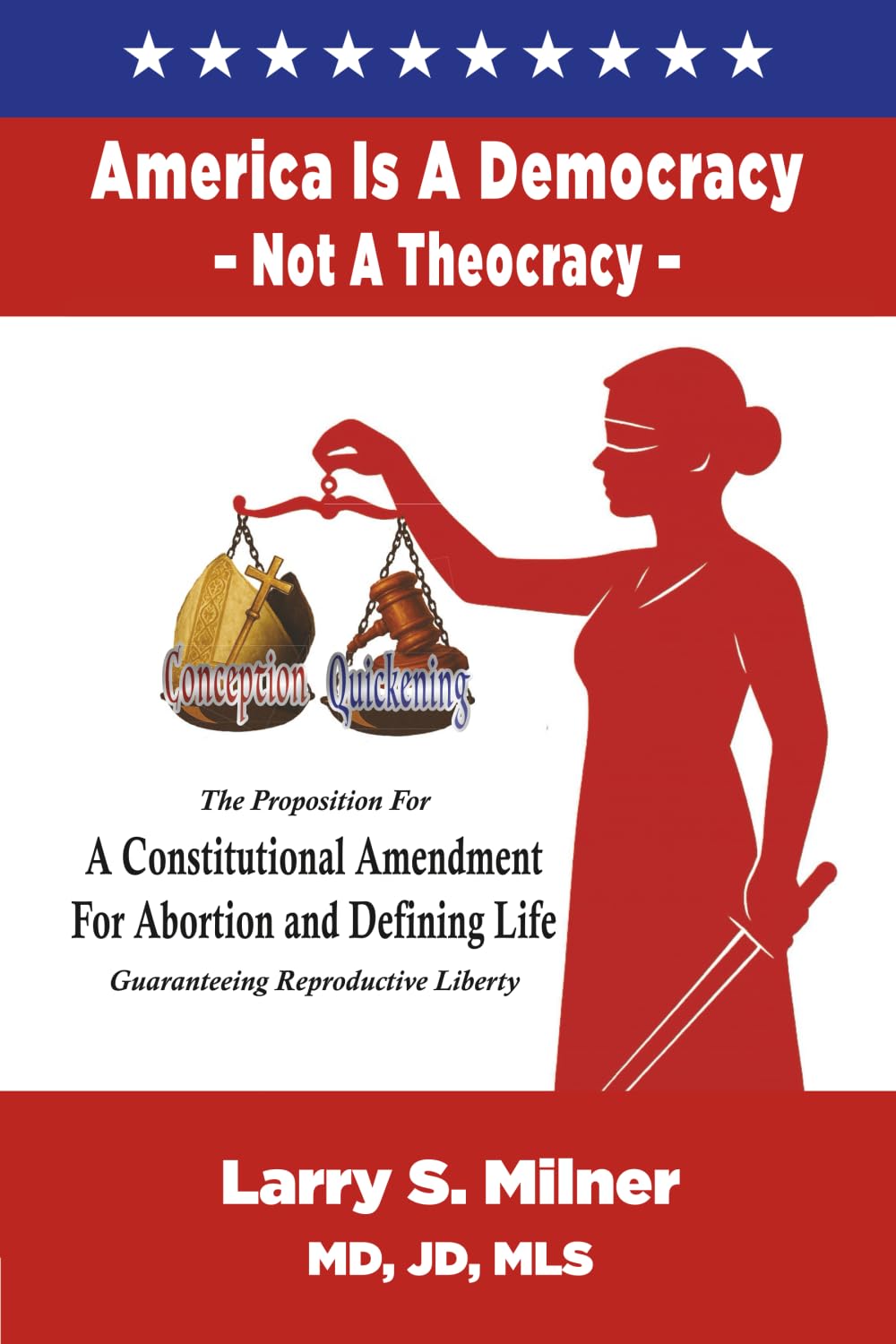 America Is A Democracy Not A Theocracy book cover